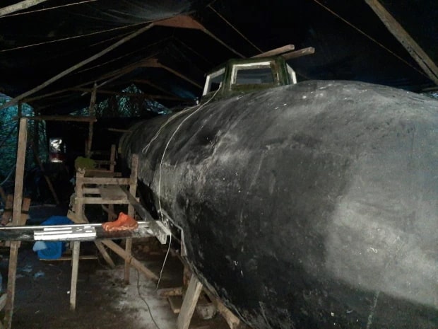 کشف زیردریایی پیشرفته کارتل های مواد مخدر در جنگل های کلمبیا