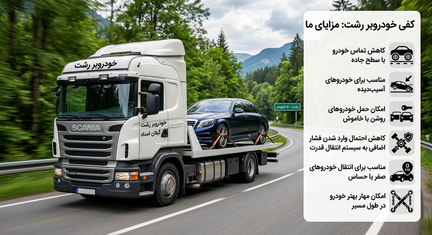 خودروبر ارزان رشت